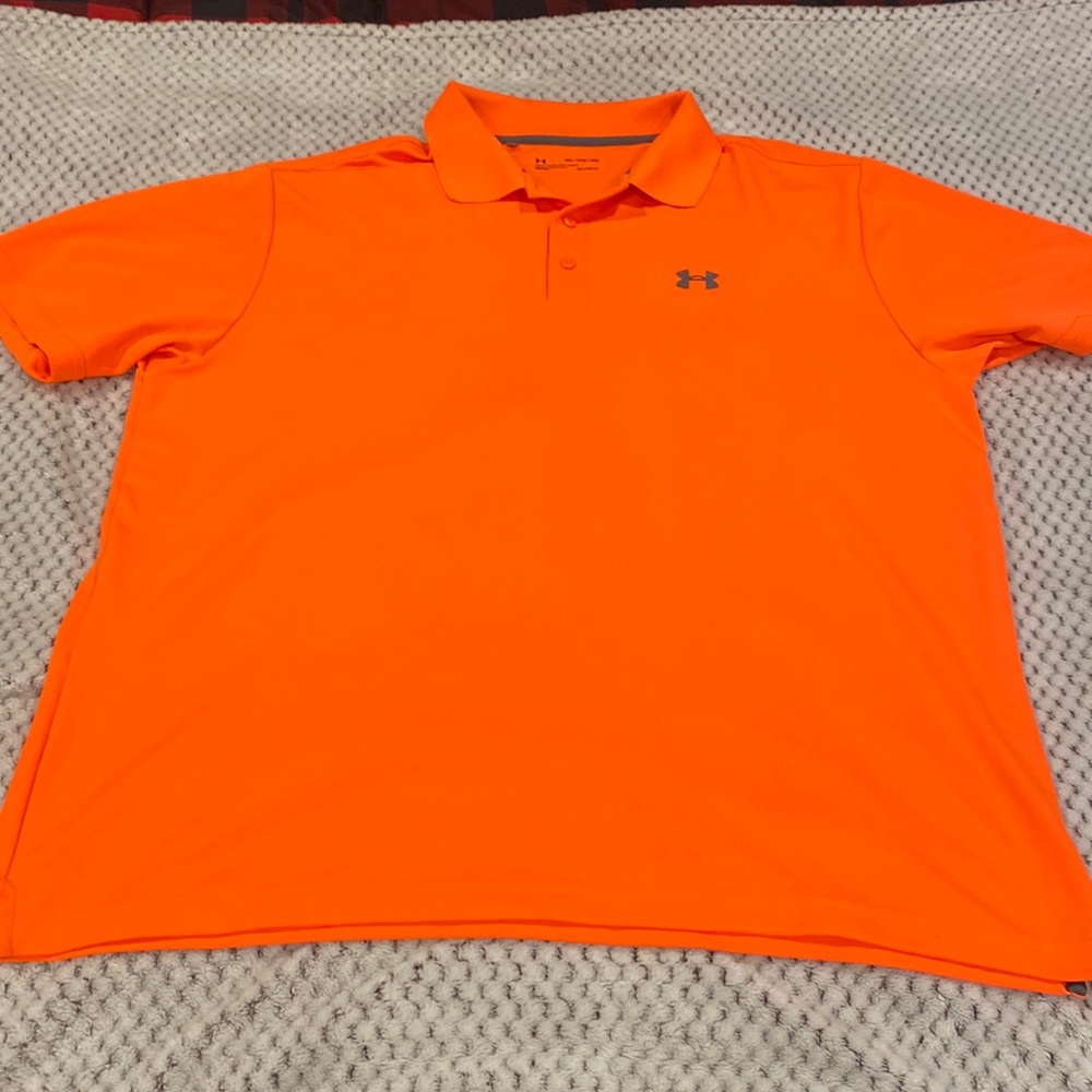 Under Armour, performance polo shirt orange